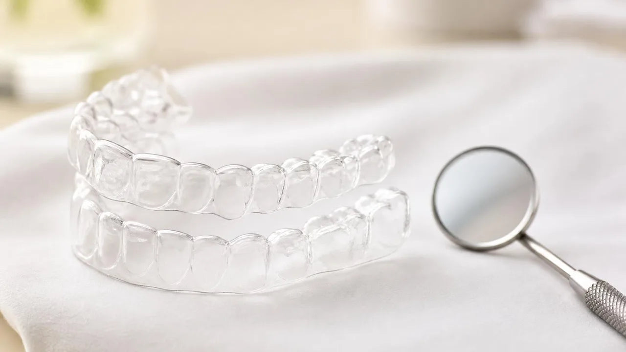 single vs pair clear retainer UK — NewSmile custom Essix retainers for both arches