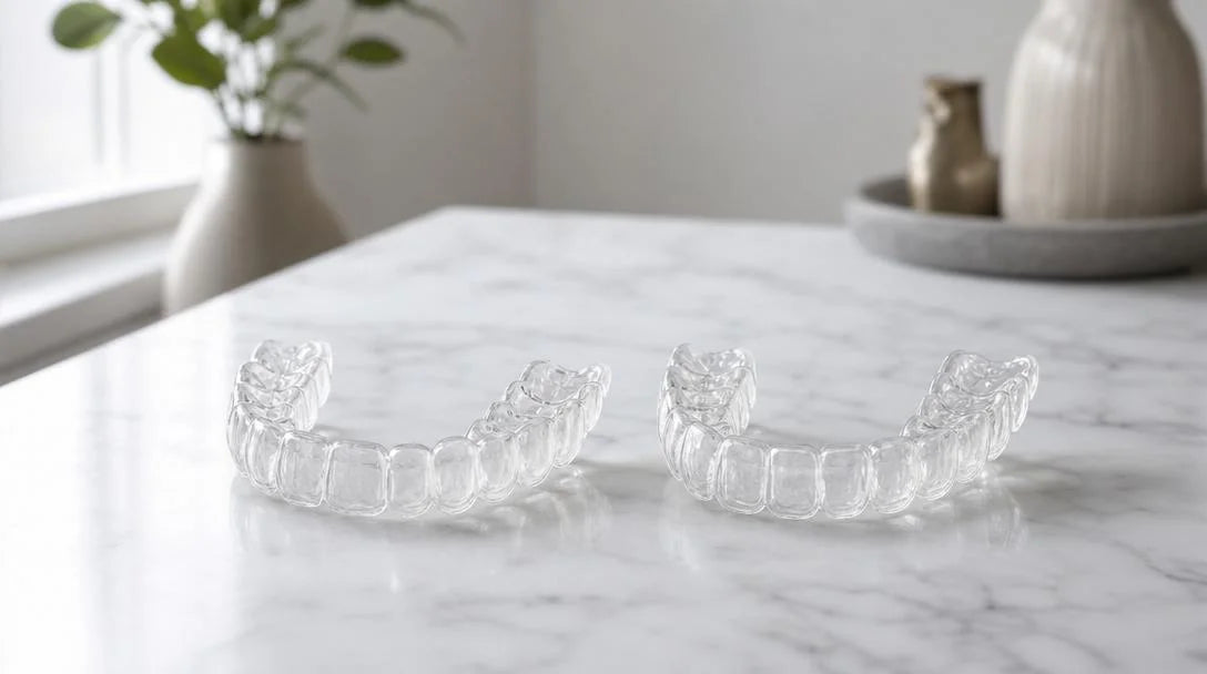 Go-Ortho vs NewSmile UK custom clear retainer comparison — £89 vs £109 pair 2026